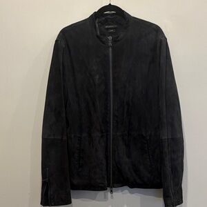 John Varvatos Dark Suede Jacket